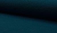 Luxury 100% Boiled Wool Fabric Material – PETROL
